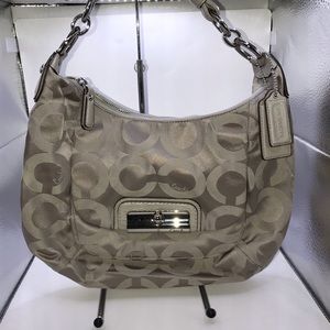 COACH Kristin light gray Shoulder bag